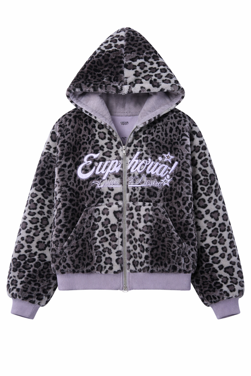 Leopard Zip Up